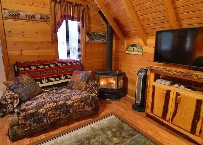 Cute Updated Mountain Cabin Fireplace #3